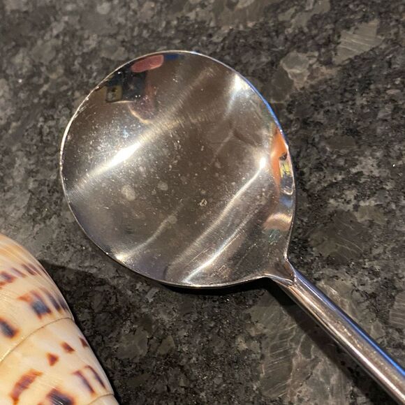 Shell Handle Serving Set Marlin Spike Auger Seashell - Picture 7 of 10